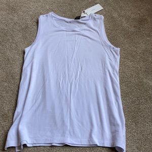 Vince essential white tank top